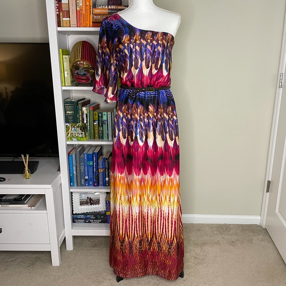 One Shoulder Maxi Dress